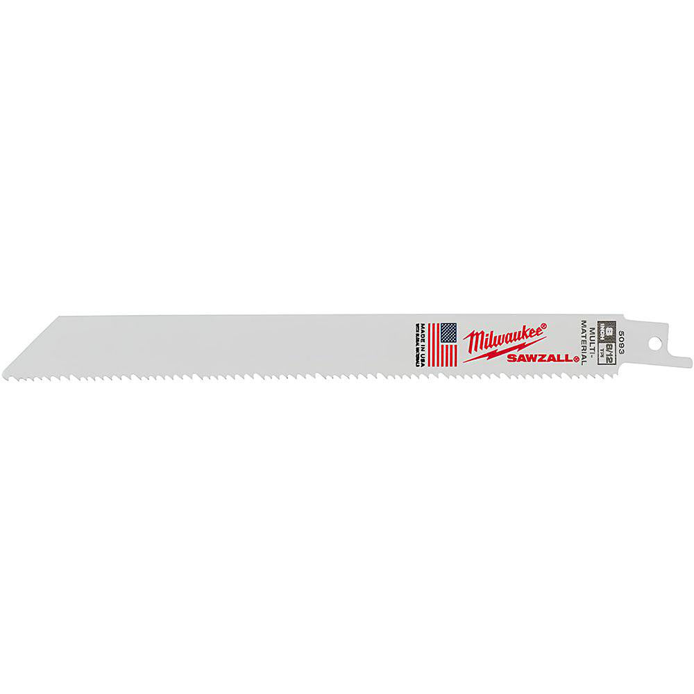 Milwaukee Tool 48-00-5093 Reciprocating Saw Blade Steel