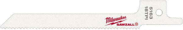 Milwaukee Tool 48-00-5163 Reciprocating Saw Blade Steel