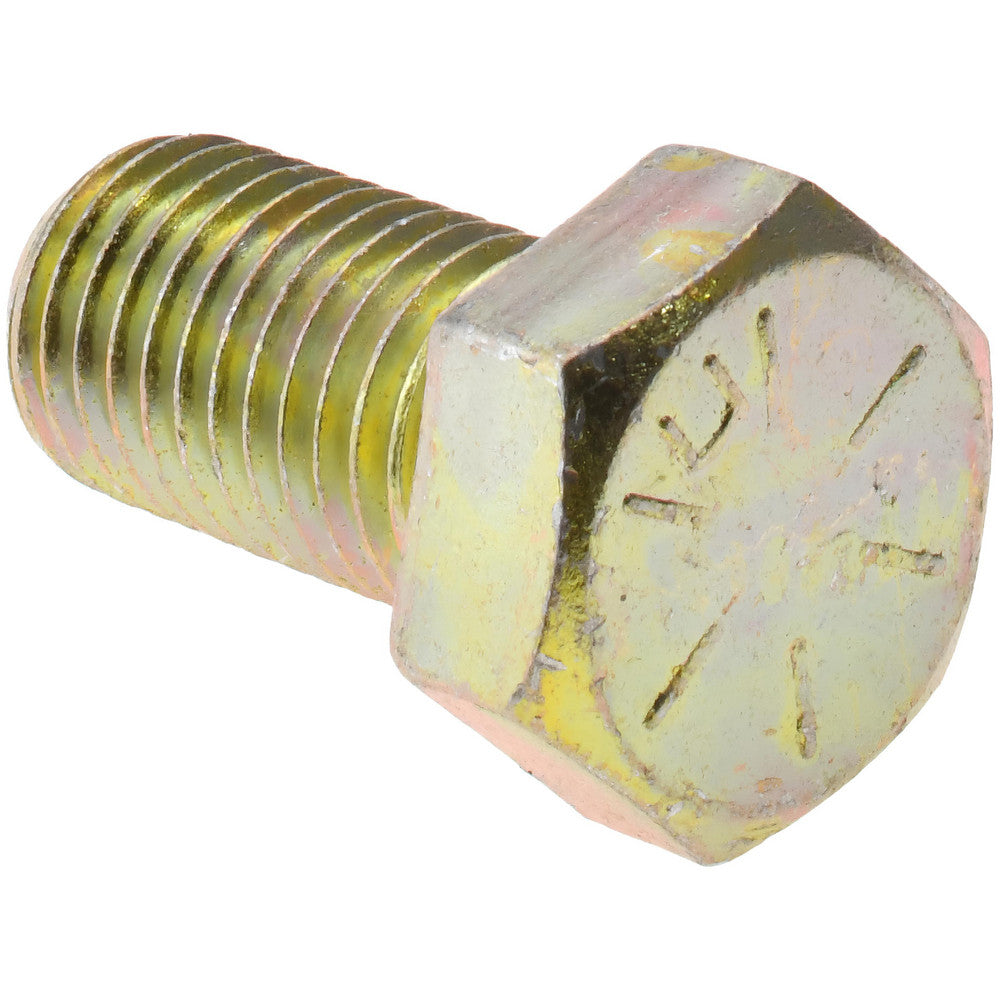 HHCS Made In USA 39170 Hex Head Cap Screw 3/4-10 x 1-1/2", Grade 8 Steel, Zinc Yellow Dichromate Finish