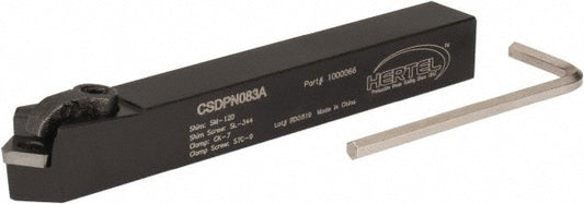 Hertel 1000066 Neutral CSDP Positive Rake Indexable Turning Toolholder