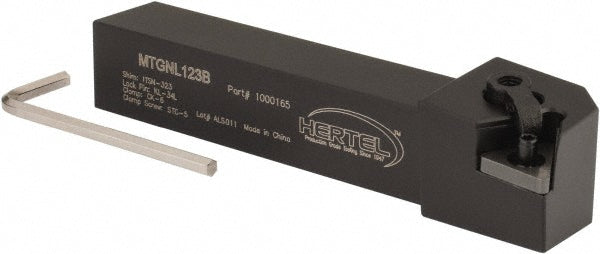 Hertel 1000165 LH MTGN -5&deg Negative Rake Indexable Turning Toolholder