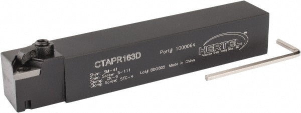 Hertel 1000064 RH CTAP 0&deg Positive Rake Indexable Turning Toolholder