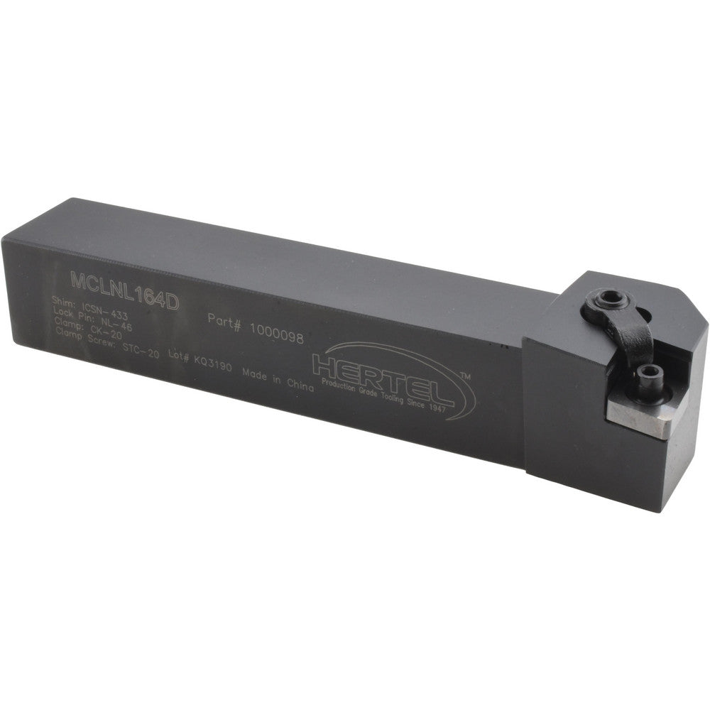 Hertel 1000098 LH MCLN Negative Rake Indexable Turning Toolholder