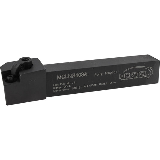Hertel 1000101 RH MCLN Negative Rake Indexable Turning Toolholder