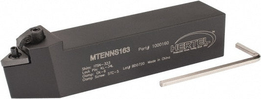 Hertel 1000160 Indexable Turning Toolholder MTENNS163 1" SHANK, Clamp & Screw