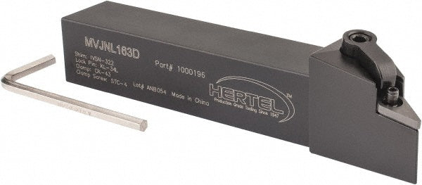 Hertel 1000196 LH MVJN Negative Rake Indexable Turning Toolholder
