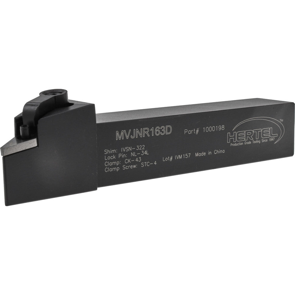 Hertel 1000198 RH MVJN Negative Rake Indexable Turning Toolholder