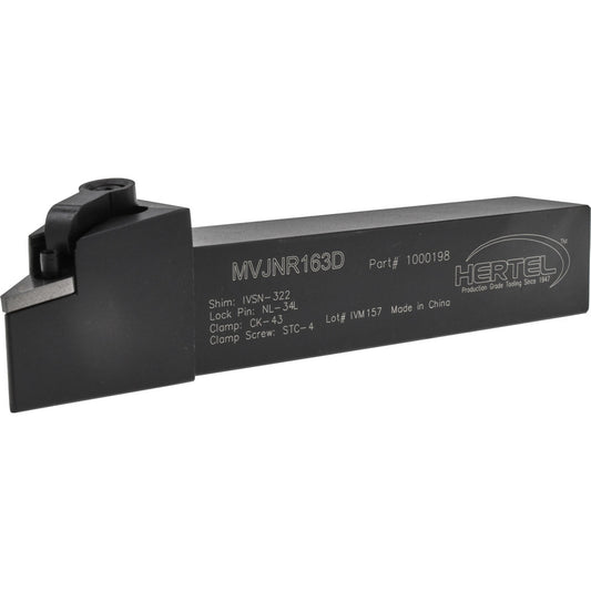 Hertel 1000198 RH MVJN Negative Rake Indexable Turning Toolholder