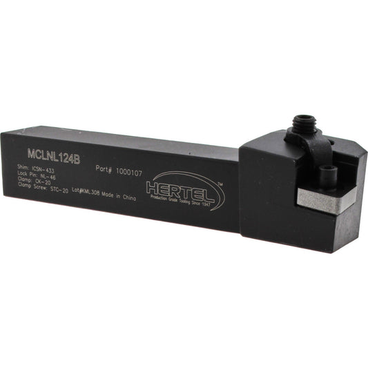 Hertel 1000107 LH MCLN Negative Rake Indexable Turning Toolholder