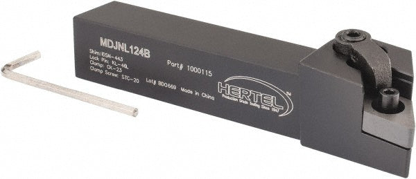 Hertel 1000115 LH MDJN Negative Rake Indexable Turning Toolholder