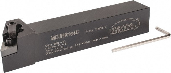 Hertel 1000112 Indexable Turning Toolholder MDJNR164D 1" SHANK, Clamp & Screw