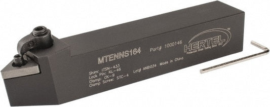 Hertel 1000146 Neutral MTEN -10&deg Negative Rake Indexable Turning Toolholder