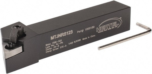 Hertel 1000189 RH MTJN Negative Rake Indexable Turning Toolholder