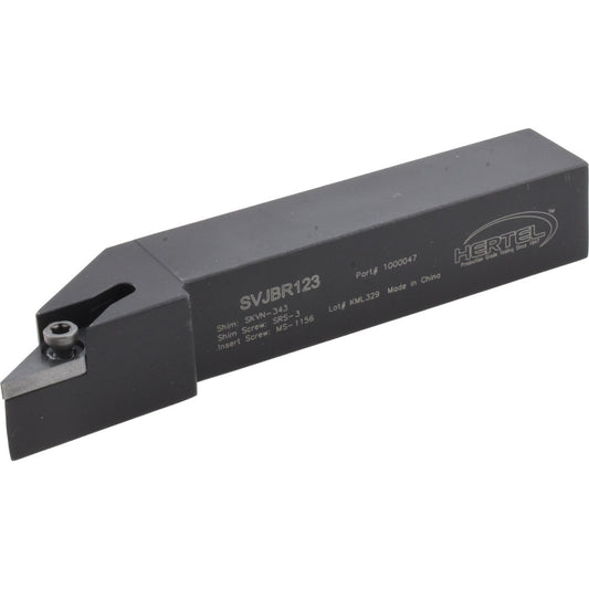 Hertel 1000047 RH SVJB Neutral Rake Indexable Turning Toolholder