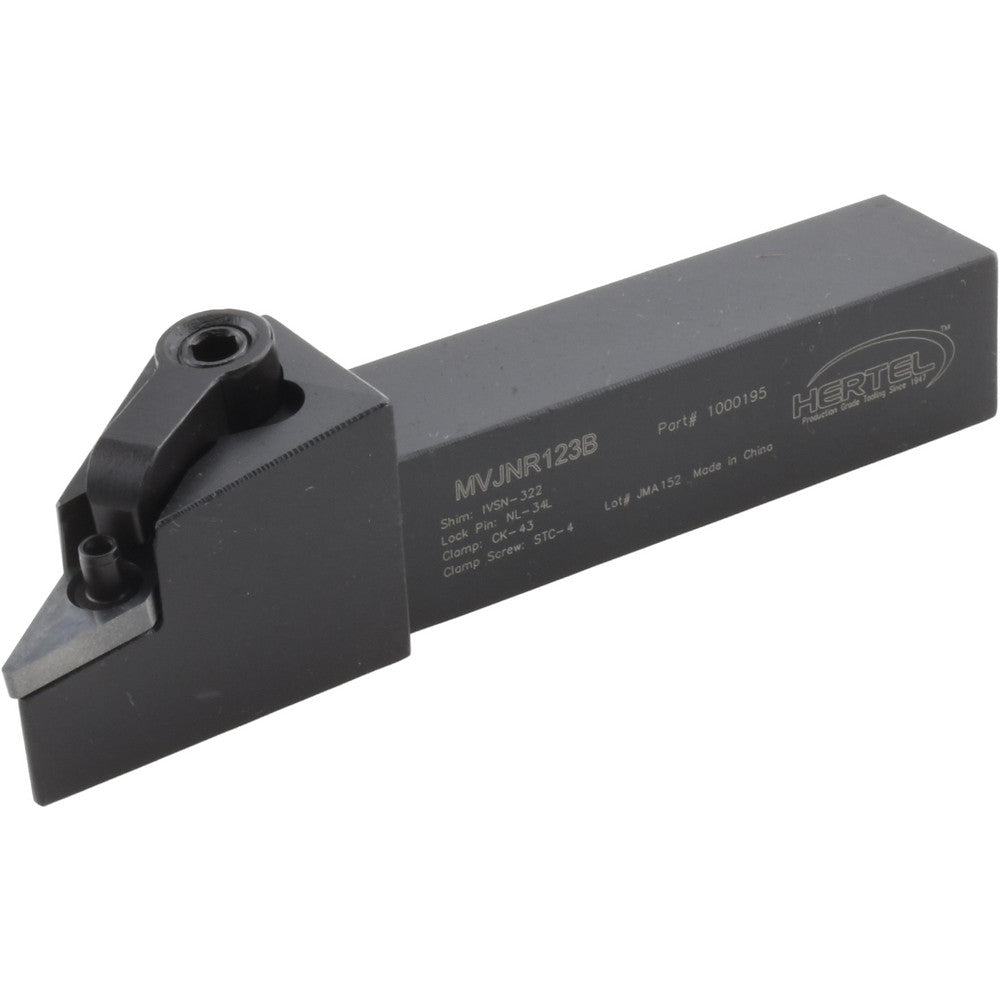 Hertel 1000195 RH MVJN Negative Rake Indexable Turning Toolholder