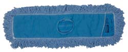 Rubbermaid FGJ25700BL00 Dust Mop Head Yarn Blend, 5" OAW, 48" OAL