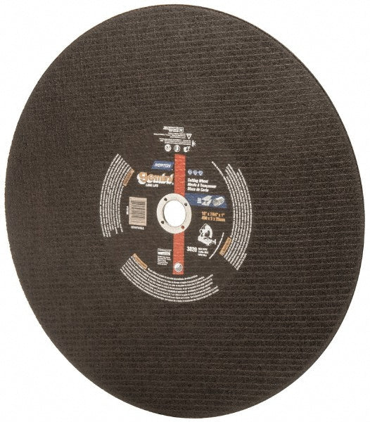 Norton 66253410198 Cut-Off Wheel 16" Dia, 7/64" Thick, 1" Hole, Aluminum Oxide