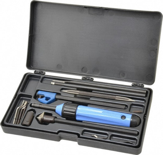 Noga UK 3000 Hand Deburring Tool Set 18 Pc, High Speed Steel