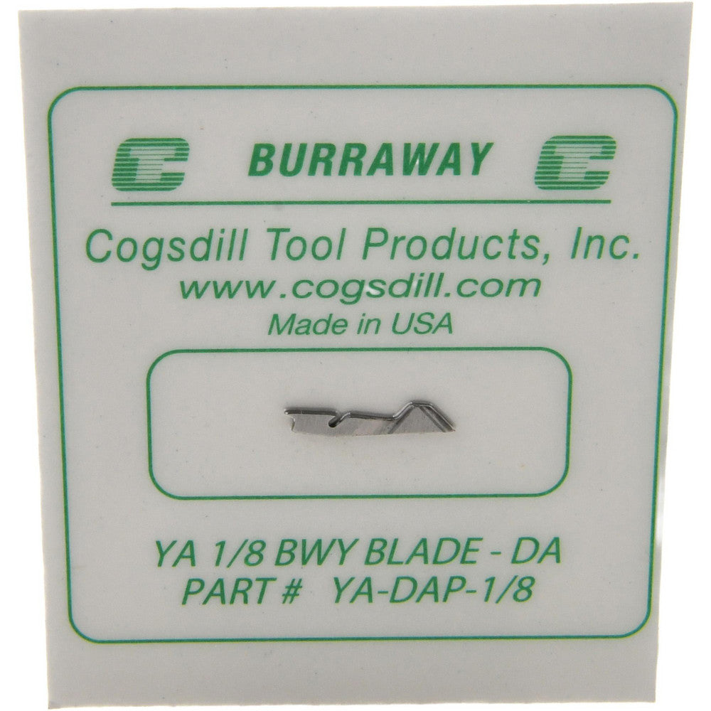 Cogsdill Tool YA-DAP-1/8 1/8", Type A Double Angle, Replacement Deburring Blade