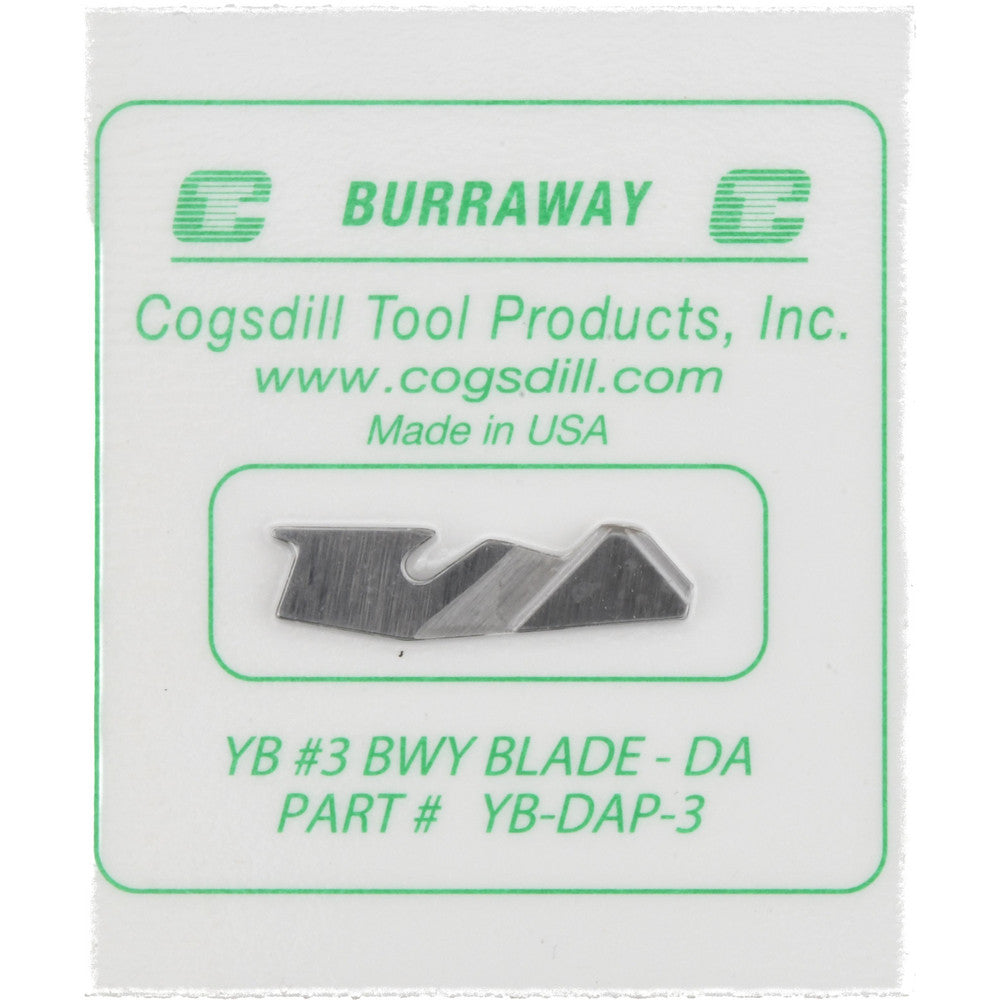 Cogsdill Tool YB-DAP-3 No. 3, Type B Double Angle, Replacement Deburring Blade