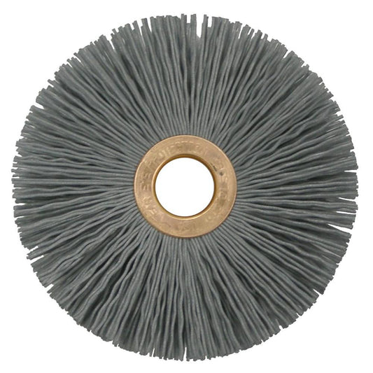 Weiler 17563 Wheel Brush 3" Wheel Dia, 1/2" Face Width, 0.0220" Wire Dia, Crimped