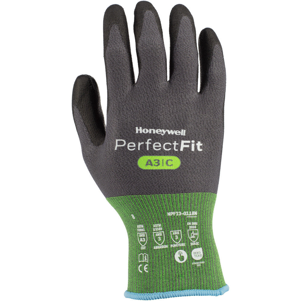 Honeywell NPF23-0118N-8 Cut, Puncture & Abrasion-Resistant Gloves Perfect Fit 3.0 Perfect Fit 3.0 NPF23-0118N, Size Medium, ANSI Cut A3, ANSI Puncture 3, Polyurathane, Carbon, Elastane, HPPE, Nylon & Polyurethane