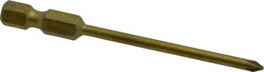 Wera 05134906001 Power Screwdriver Bit #0 Phillips, PH0 Speciality Point Size, 1/4" Hex Drive