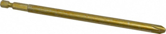 Wera 05134915001 Power Screwdriver Bit #3 Phillips, PH3 Speciality Point Size, 1/4" Hex Drive