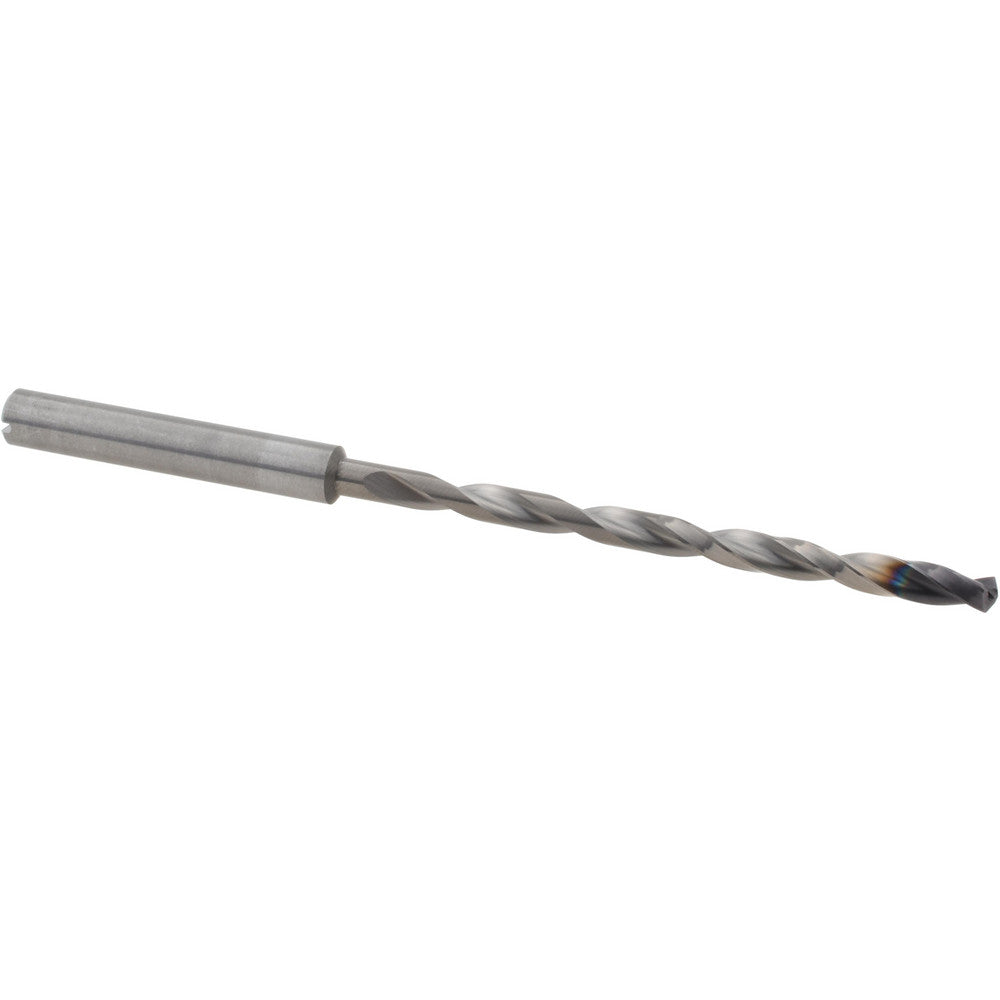 Guhring 9055250040000 Extra Length Drill Bit 4 mm Dia, 140 &deg Point, Solid Carbide