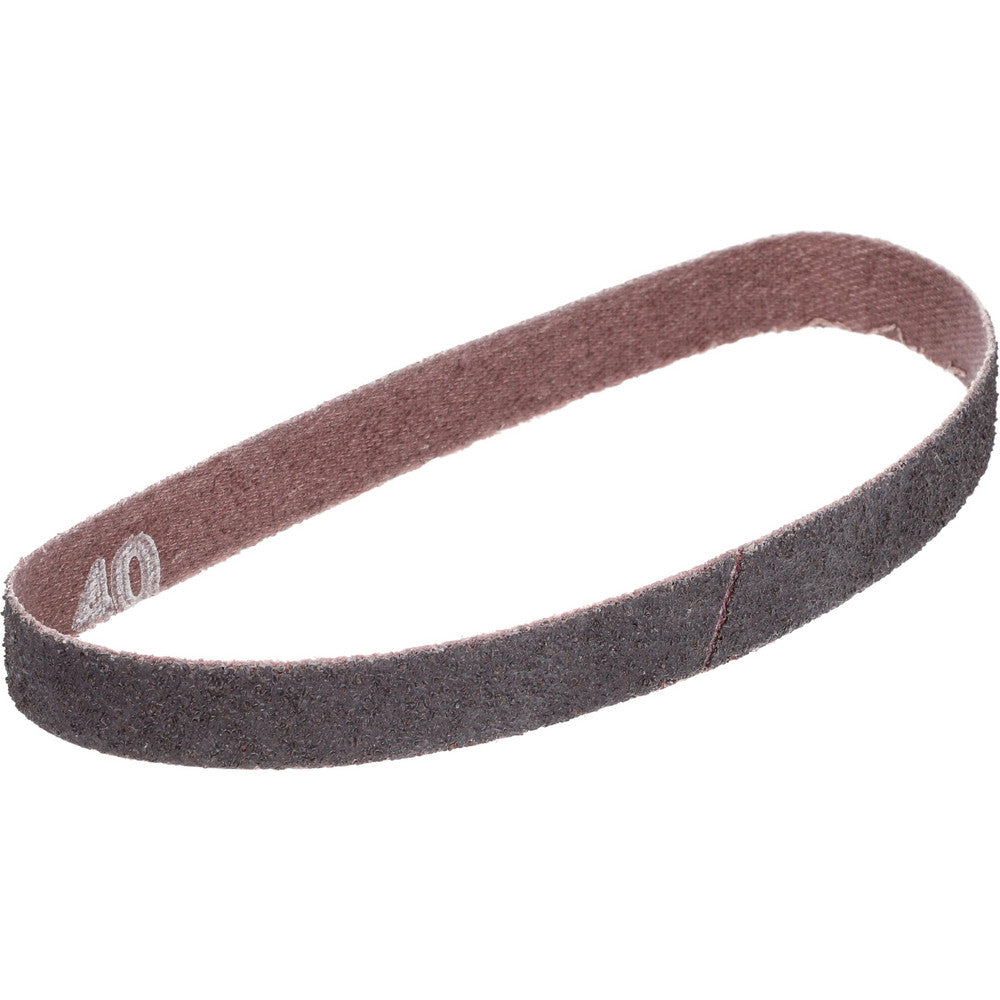 Norton 78072727557 Abrasive Belt  1/2" Wide, 12" OAL, 40 Grit, Aluminum Oxide