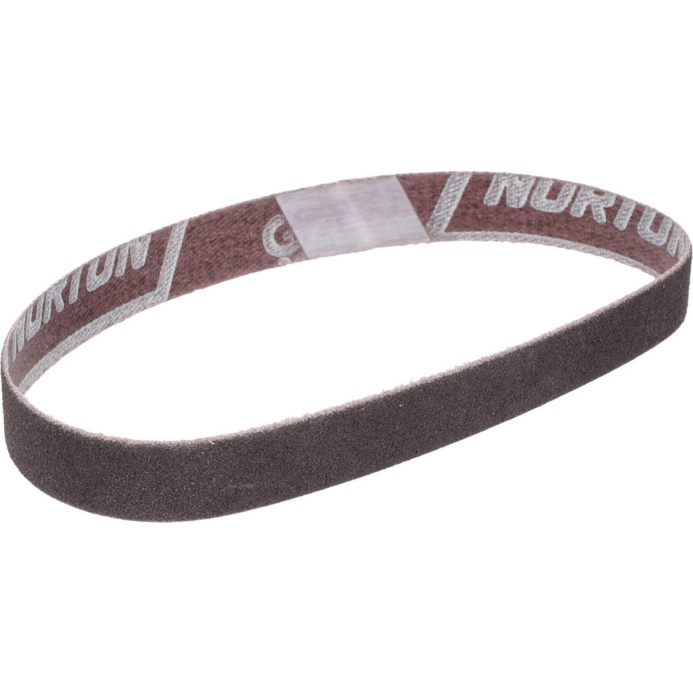 Norton 78072727553 Abrasive Belt  1/2" Wide, 12" OAL, 100 Grit, Aluminum Oxide