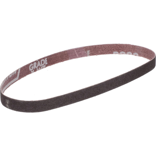 Norton 78072727559 Abrasive Belt  1/2" Wide, 18" OAL, 80 Grit, Aluminum Oxide