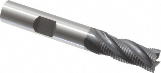 OSG 4559708 Square End Mill 3/8'' Dia, 7/8'' LOC, 3/8'' Shank Dia, 2-5/8'' OAL, 4 Flutes, Cobalt