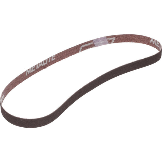 Norton 78072727564 Abrasive Belt  1/2" Wide, 24" OAL, 120 Grit, Aluminum Oxide