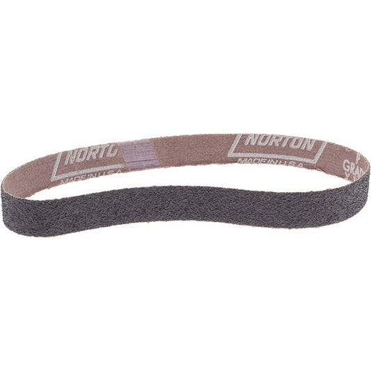 Norton 78072727573 Abrasive Belt  3/4" Wide, 20-1/2" OAL, 40 Grit, Aluminum Oxide