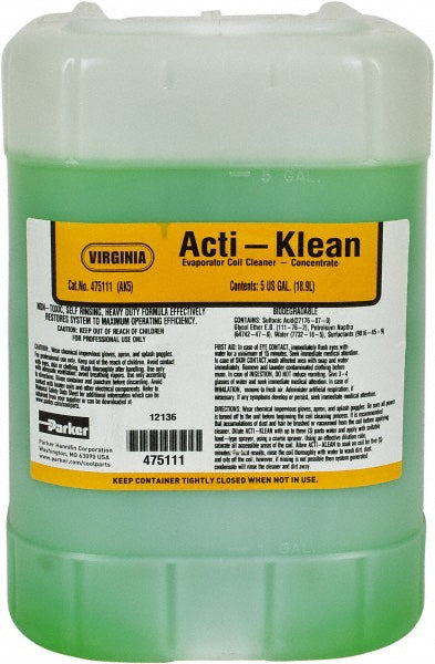 Parker 475111 Coil Cleaner Alkaline, 5 gal