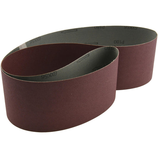 Tru-Maxx 7300 Abrasive Belt  4" Wide, 54" OAL, 180 Grit, Aluminum Oxide
