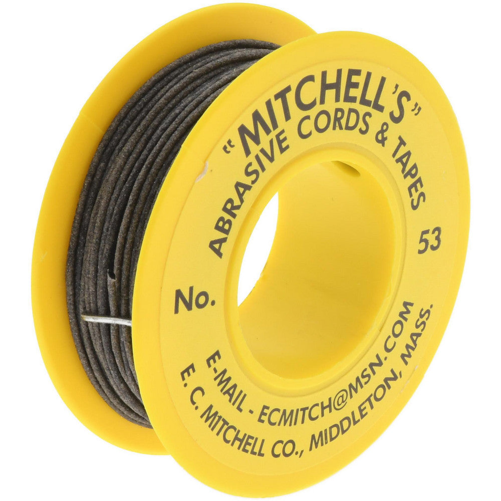 E.C. MITCHELL CO. 53 0.04" Wide, 180 Grit Aluminum Oxide Abrasive Cord