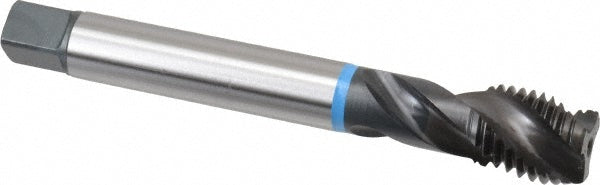 Emuge C0503200.0120 Spiral Flute Tap M20x2.50 Metric Coarse, 3 Flutes, Modified Bottoming, 6H Class of Fit, Cobalt, Oxide Coated