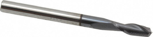 Kyocera SGS Precision Tools 30469 Square End Mill 1/8" Dia, 3/8" LOC, 2 Flute, Solid Carbide