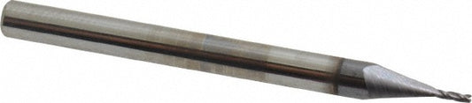 Kyocera SGS Precision Tools 30812 Square End Mill 0.0313" Dia, 0.0781" LOC, 3 Flute, Solid Carbide