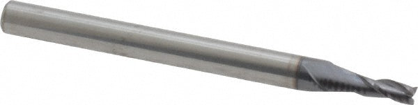 Kyocera SGS Precision Tools 30815 Square End Mill 5/64" Dia, 3/16" LOC, 3 Flute, Solid Carbide