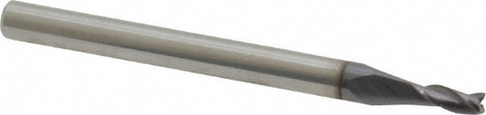 Kyocera SGS Precision Tools 30816 Square End Mill 3/32" Dia, 9/32" LOC, 3 Flute, Solid Carbide