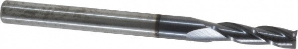 Kyocera SGS Precision Tools 30817 Square End Mill 7/64" Dia, 3/8" LOC, 3 Flute, Solid Carbide