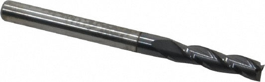 Kyocera SGS Precision Tools 30818 Square End Mill 1/8" Dia, 1/2" LOC, 3 Flute, Solid Carbide