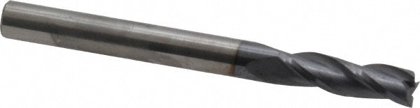 Kyocera SGS Precision Tools 30822 Square End Mill 3/16" Dia, 5/8" LOC, 3 Flute, Solid Carbide