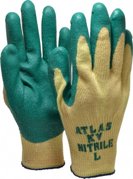 SHOWA KV350L-09 Cut-Resistant Gloves Size L, ANSI Cut A3, Nitrile, Kevlar