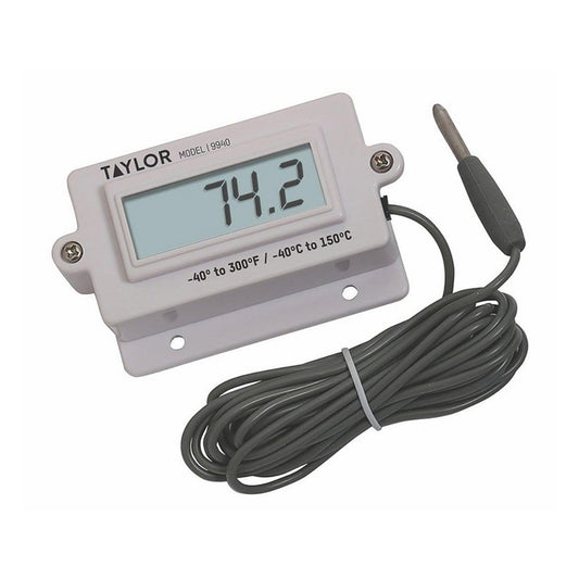 Taylor 9940N Digital Panel Thermometer 300 &deg F