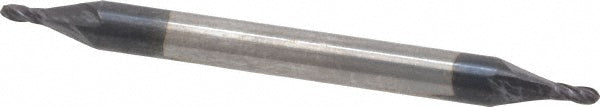 Kyocera SGS Precision Tools 31219 Ball End Mill 0.0469" Dia, 0.0938" LOC, 4 Flute, Solid Carbide