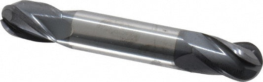 Kyocera SGS Precision Tools 31235 Ball End Mill 0.375" Dia, 0.5625" LOC, 4 Flute, Solid Carbide